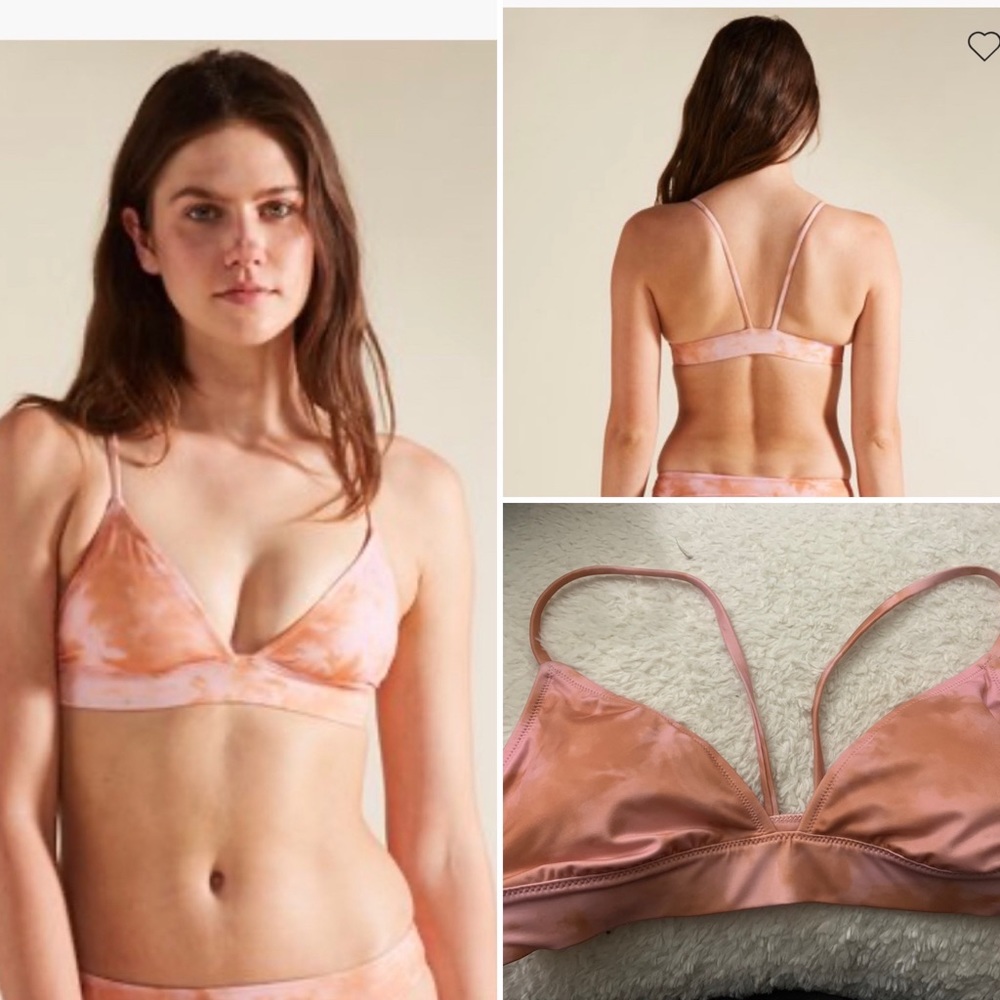 NWT Billabong A/Div Banded Triangle Bikini Top